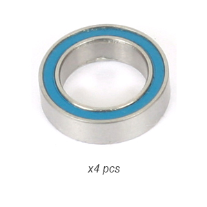 Low Friction Ball Bearing 10x15x4 (4pcs)