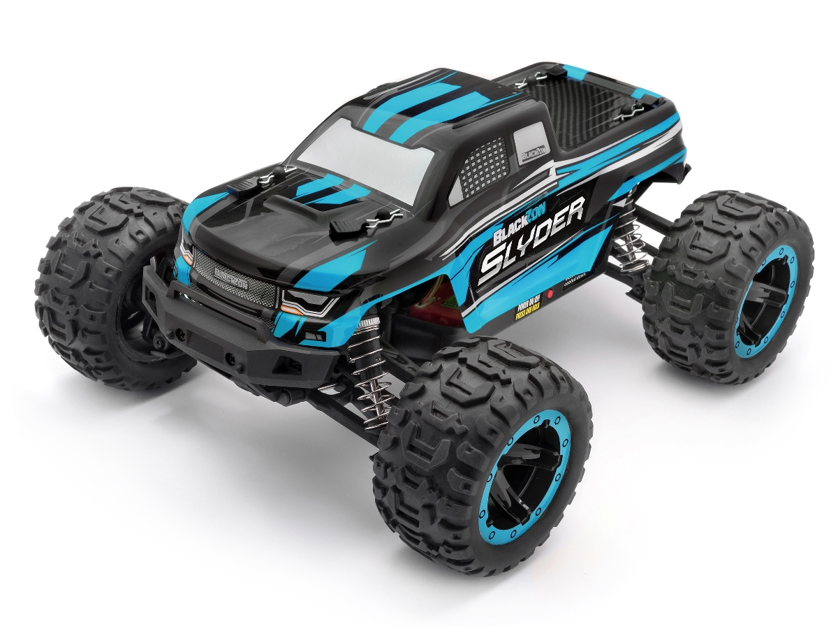 Slyder MT 1/16 4WD Electric Monster Truck - Blue – Image 6