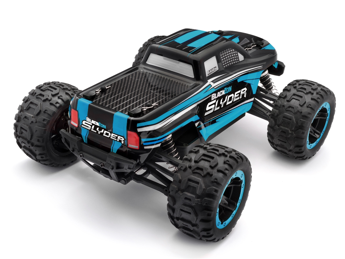 Slyder MT 1/16 4WD Electric Monster Truck - Blue – Image 5