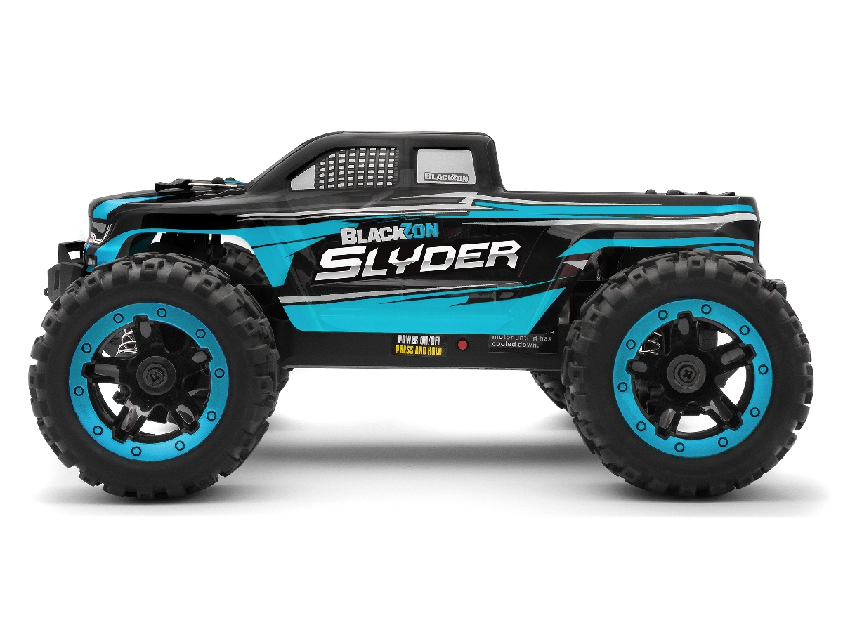 Slyder MT 1/16 4WD Electric Monster Truck - Blue – Image 4